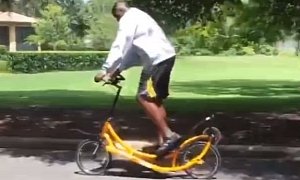Shaquille O’Neal Rides Outdoor Elliptical Bike, Fans Want One Too