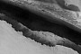 Sharp Martian Gash Looks Like It's Been Cut by Laser