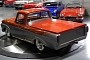 Shaved 1961 Ford F-100 Is a Rare Flaming Bird
