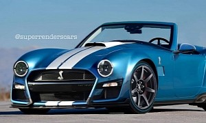 Shelby Cobra GT500 Rendering Combines Two American Icons into a Muscle Roadster