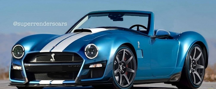 Shelby Cobra GT500 Rendering Combines Two American Icons
