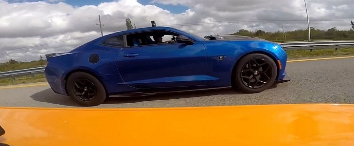 Mustang Shelby GT350 takes on Chevy Camaro SS, both modified