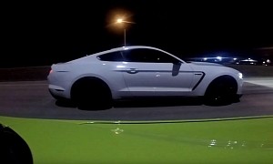 Shelby GT350 on E85 Drag Races Tuned 2019 Mustang GT, Someone Gets Crushed