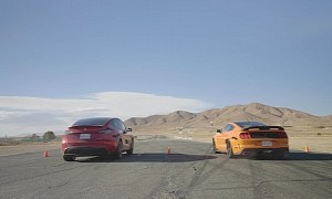 Shelby GT500 vs. Tesla Model Y Performance Drag Race Ends With Humiliation
