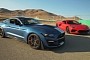Shelby Mustang GT500 and C8 Corvette Get Lap-Compared on Track by Same Owner