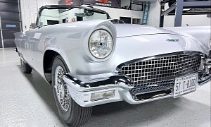 Shiny 1957 Ford Thunderbird E-Code Looks Stunning, You Can Have It