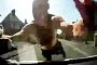 Shirtless Man Jumps on Driving Instructor’s Car, Headbutts Windshield