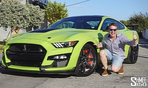 Shmee150 Buys a Green Shelby GT500 With Carbon Wheels, Already Has T-Shirts Made