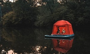Shoal Tent Suggests Pitching Your Tent on Water for the Night