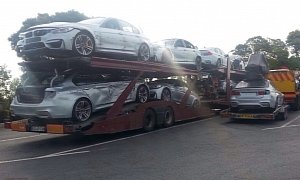Shocking Photo Shows Mangled BMW M3s Leaving Mission Impossible 5 Set