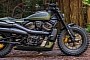 Short and Mean Harley-Davidson Sportster S Is a Light Show on Wheels