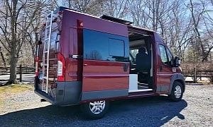 Short Camper Van Brilliantly Fits Many Features in Its Cozy Interior, It's Now for Sale