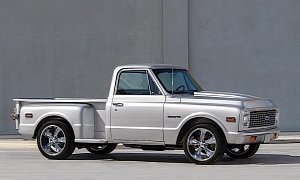 Short Wheelbase 1971 Chevrolet C10 Pickup Gives “Polished Metal” a New Meaning