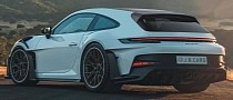 Shorty 2023 Porsche 911 GT3 RS Shooting Brake Gets Imagined, Still Rear Everything