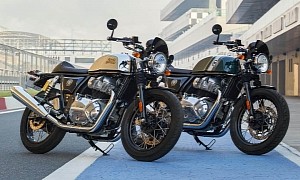 New Paint 2022 Royal Enfield Continental GT and Interceptor 650 Models Coming to America