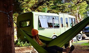 Shuttle Bus Turned Boho Home on Wheels Is Brimming With Unexpected and Beautiful Details