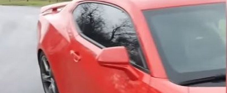 Driver of Chevy Camaro SS catches up to driver who hit him in traffic and fled
