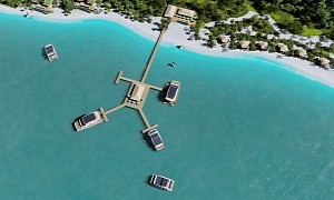 Silent Resorts, the Luxury Floating Villa Complex Made of Solar-Powered Yachts