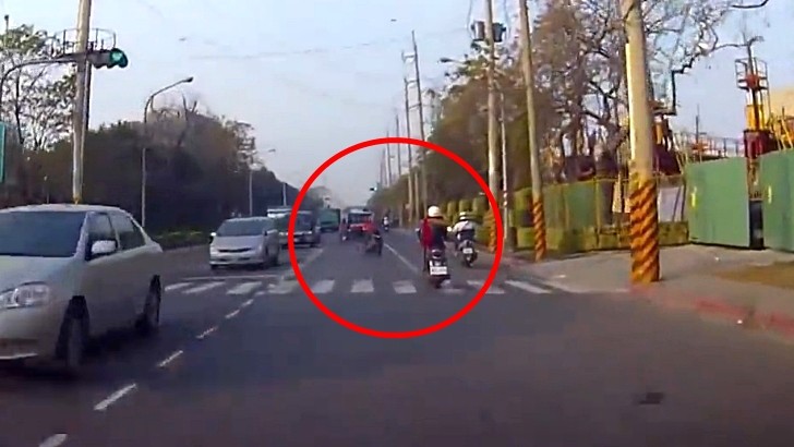 Silly Scooter Riders Crash Even More Stupidly