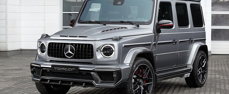 Silver Mercedes-AMG G63 With Topcar Carbon Is Classy