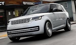 Silver Range Rover Lowered on 24s Is Not a Surfer, Still Looks Like a Marvelous SUV