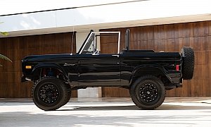 Simon Cowell Selling His Black 1977 Ford Bronco at Scottsdale Auction
