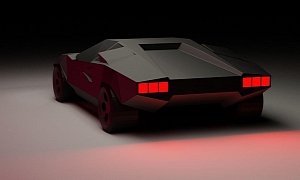 Simplified Lamborghini Countach Concept Looks Better Than Most Supercars