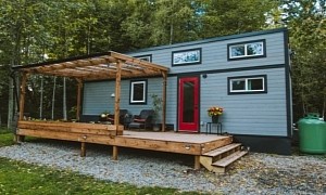 Simply Heaven Tiny Home Boasts a Unique Bedroom Layout and a Dog Den