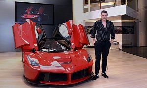 Singer John Newman Visits Ferrari, Admits He Never Listens to Radio While Driving
