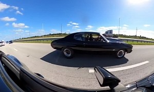 1971 Chevelle Turbo Drags 2016 Mustang GT with Full Bolt-on Mods, Loser Gets Owned