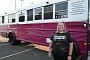 Single Woman Lives, Works and Travels in a School Bus That She Turned Into a Mobile Home