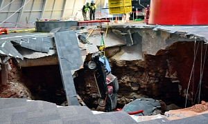 Sinkhole Corvettes to Be Displayed Unrepaired