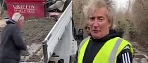 Sir Rod Stewart Goes Out Filling Potholes So He Can Get His Ferrari Through