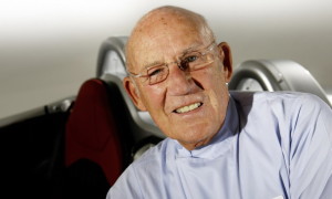Sir Stirling Moss In Hospital after Lift Fall