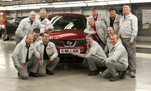 Six Millionth Car Rolls Off the Nissan UK Production Line