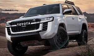 Sixth Gen Toyota 4Runner Comes to Life, Steals J300 Land Cruiser’s Digital Face