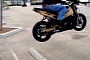 Skilled Rider Gets Bike Airborne Using a Small Curb