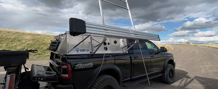 Skinny Guy Truck Bed Camper