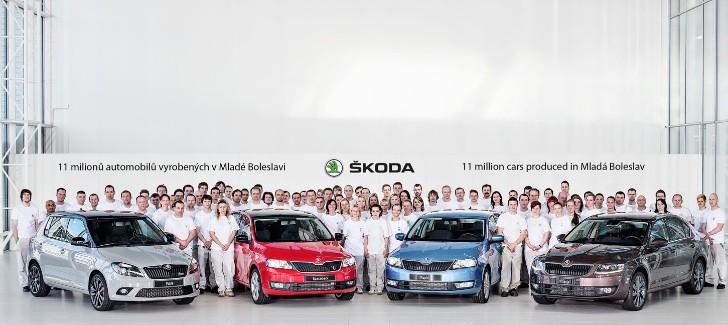Skoda: 11 Million Cars Produced in Mlada Boleslav