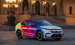 Skoda Celebrates Diversity and Inclusion With Colorful Enyaq Coupe Respectline