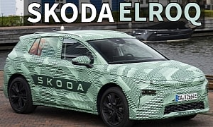 Skoda Elroq New Electric Crossover Detailed, Has 348-Mile Range in Top Spec