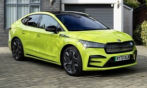 Skoda Enyaq Coupe iV vRS Launched in the UK As the Brand's New Sporty Electric Crossover