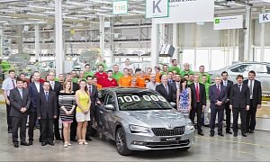 Skoda Has Produced 100,000 Units of the Third-Generation Superb