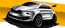 Skoda Kamiq Getting Turned Into a Rally Desert Racer, Official Sketch Shows Thick Body