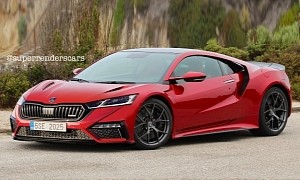 Skoda Octavia RS With Acura NSX Type S Coupe Body Seems Like a CGI Afterthought