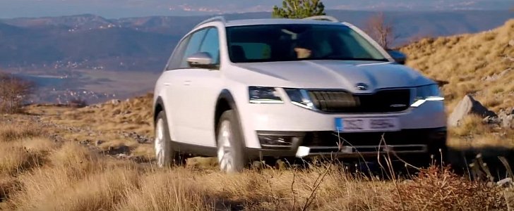 Skoda Releases 2017 Octavia Scout Off-road Driving Footage