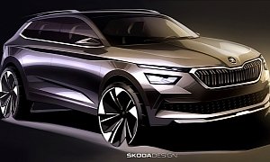 Skoda Shows Kamiq Sketches for the First Time