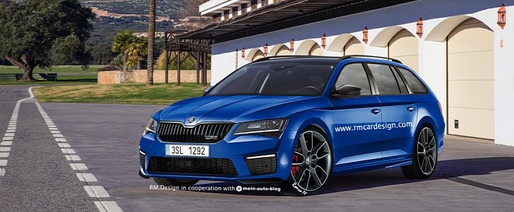 Skoda Superb Combi vRS Will Look Like This… If It Ever Happens