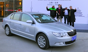 Skoda Superb Goes From Shanghai to Beijing on Less Than a Tank