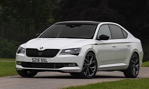 Skoda Superb SportLine Launched in Britain in Sedan and Estate Forms
